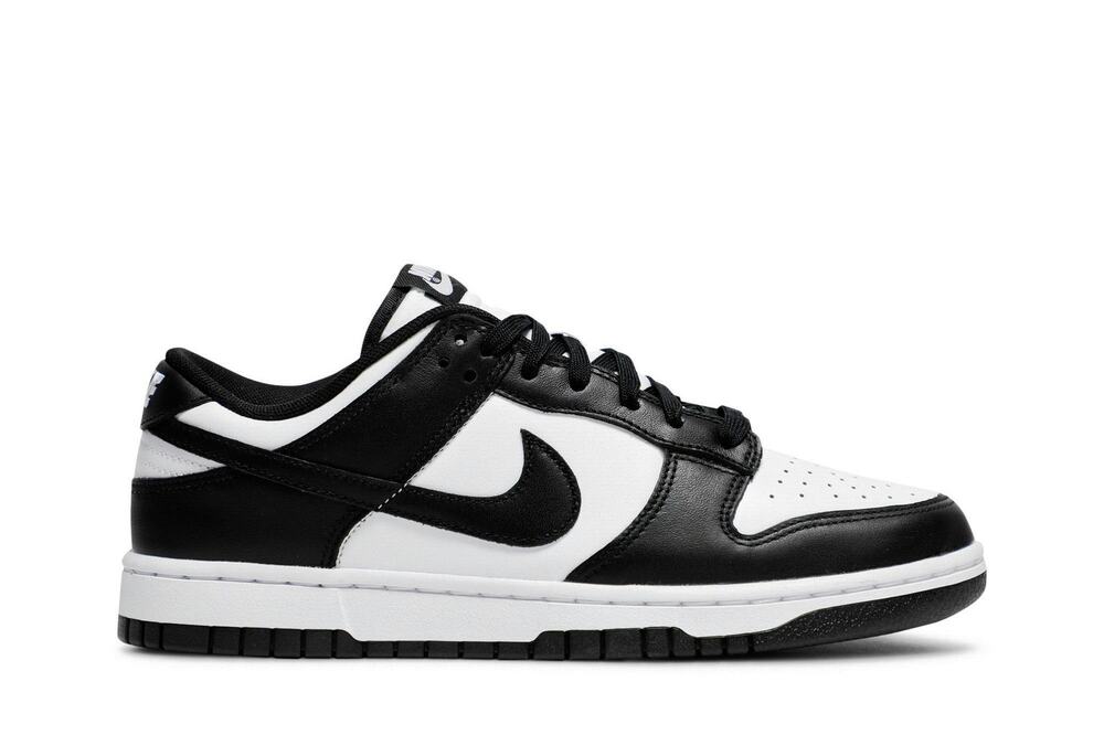 NIKE Dunk Low Retro White Black Panda Sneakers Sz 9